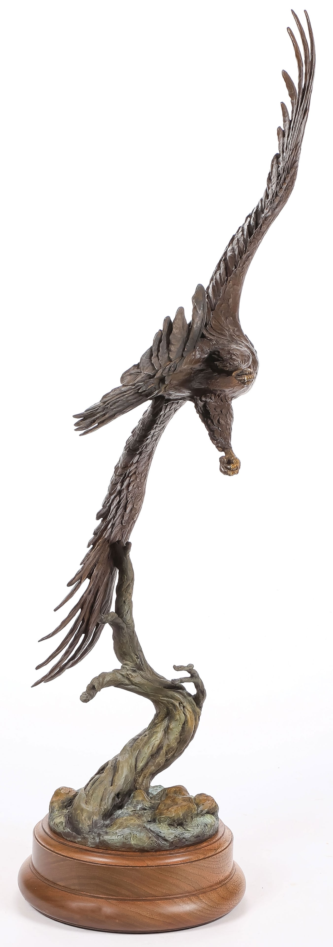GREAT EUGENE MORELLI BRONZE EAGLE - 3