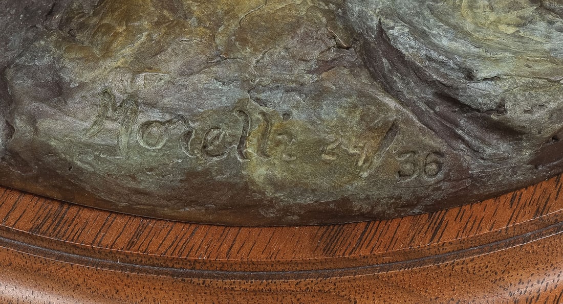 GREAT EUGENE MORELLI BRONZE EAGLE - 4