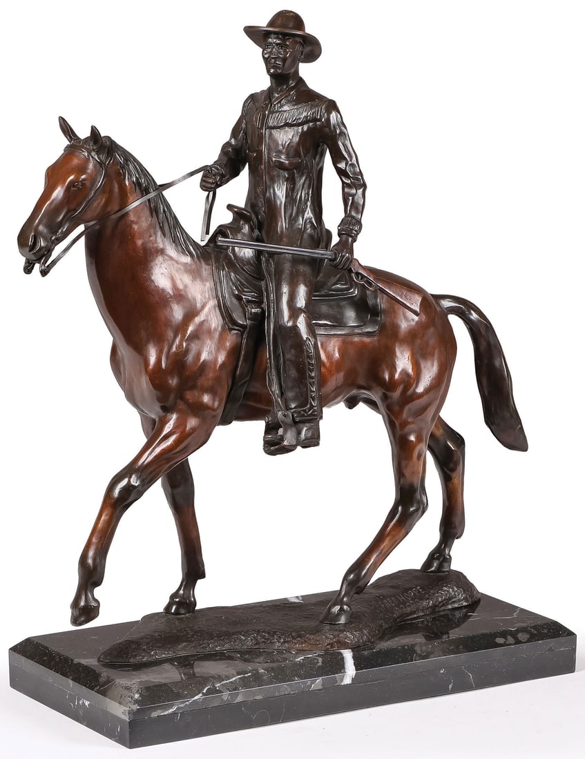 GREAT FRED HOPPE COWBOY BRONZE (1 of 3)