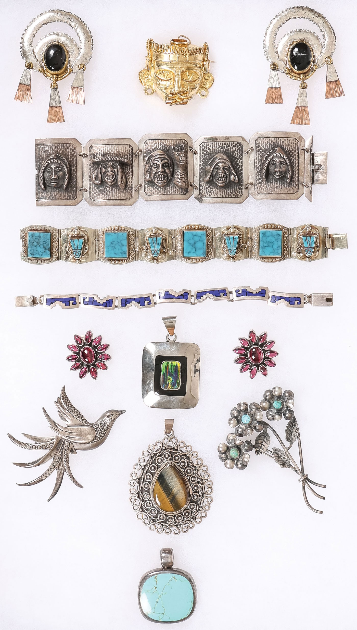 EXTENSIVE STERLING JEWELRY GROUP (1 of 2)