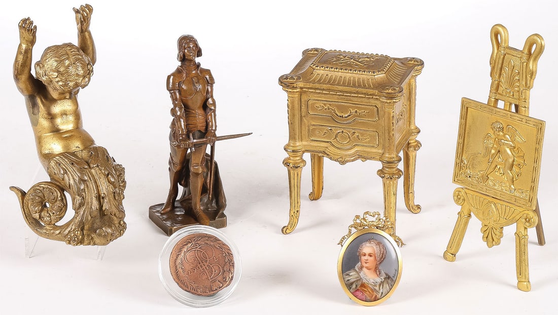 MIXED METALS GROUP, 19TH C (1 of 1)