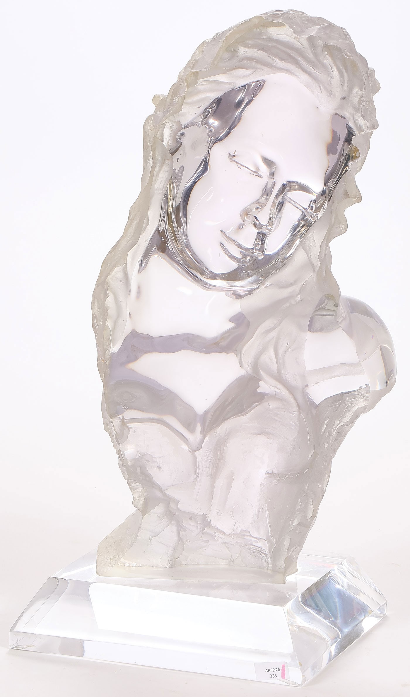SIGNED ACRYLIC BUST - 2