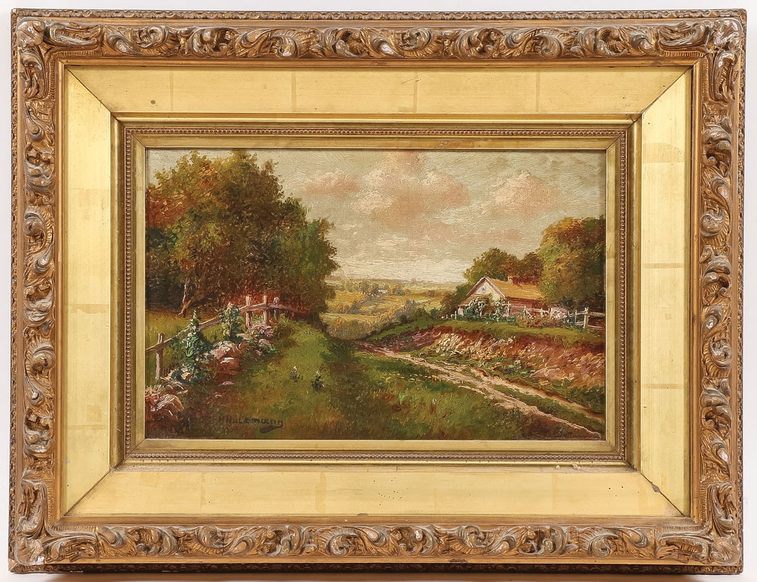 SIGNED ILLINOIS ARTIST PAINTING (1 of 4)