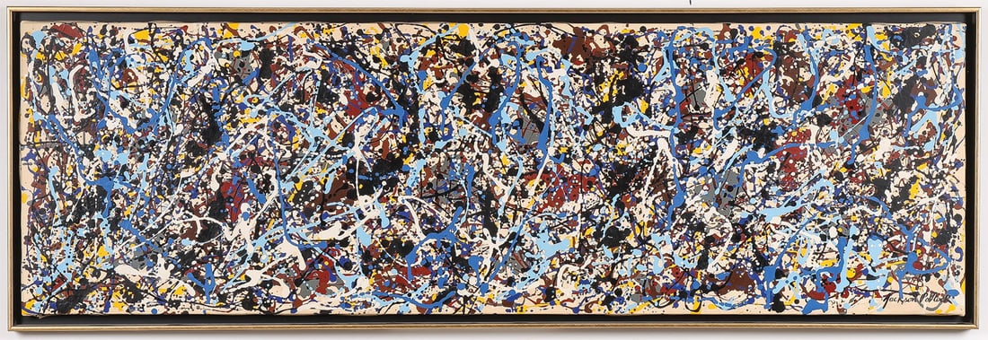 JACKSON POLLOCK STYLE PAINTING (1 of 3)