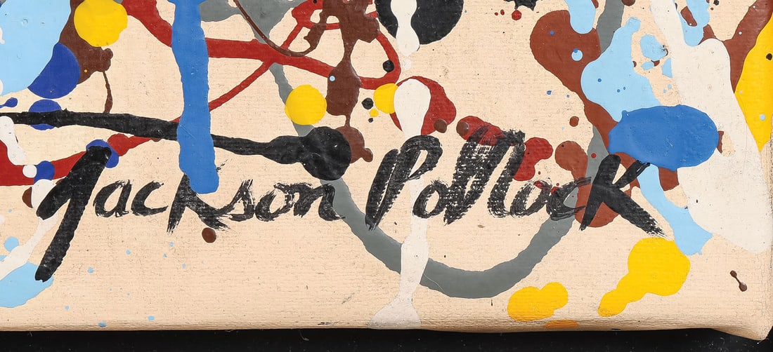 JACKSON POLLOCK STYLE PAINTING - 2