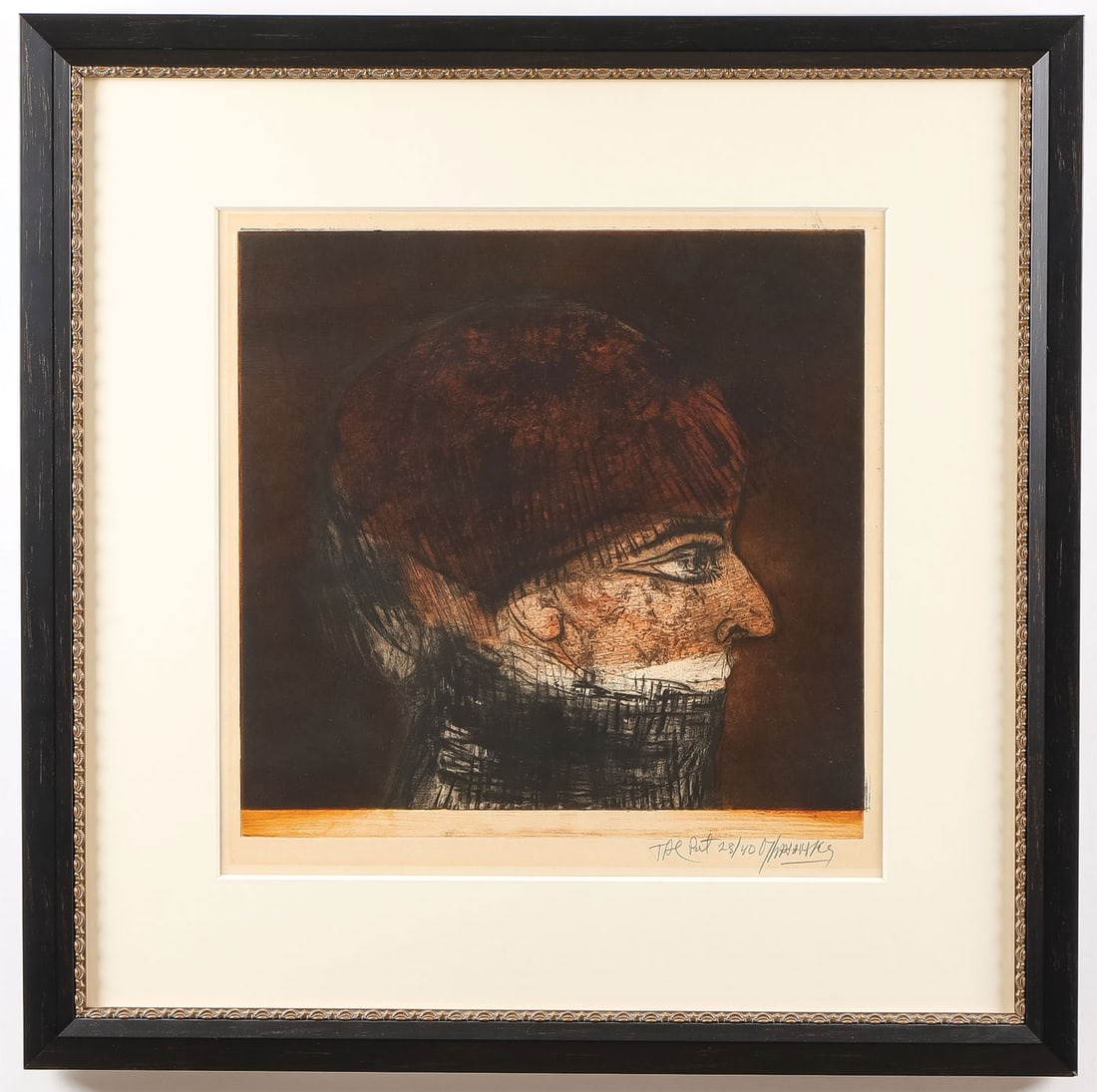 INTERESTING LASANSKY SIGNED ETCHING, C. 1962 - 2