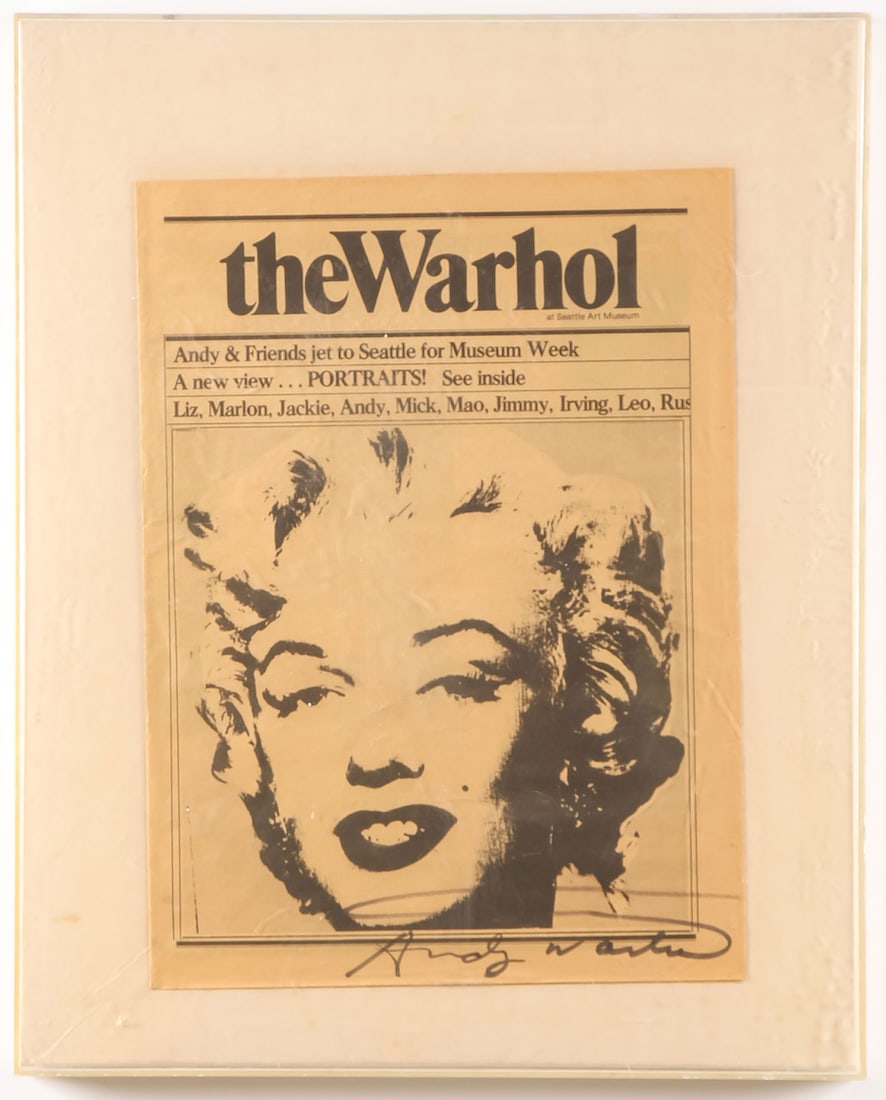 SIGNED WARHOL ADVERTISEMENT - 2