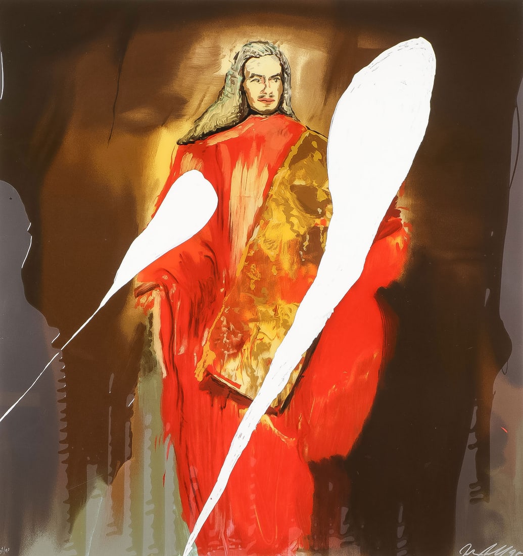 JULIAN SCHNABEL SILKSCREEN (1 of 4)
