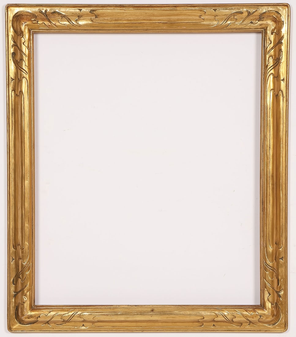 GREAT CARVED GILT WOOD NEWCOMB MACKLIN FRAME (1 of 2)