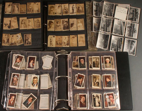 OVER 450 EARLY CIGARETTE CARDS: A CIGARETTE CARD COLLECTION, EARLY 20TH CENTURY. Including series by Player and Sons, Will's, cross cut actresses, and Duke cigarettes. Over 450 pieces. In various conditions.