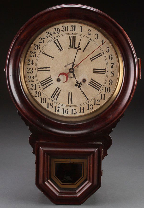 AN INGRAHAM SCHOOL HOUSE REGULATOR CLOCK, Sep 18, 2013 Jackson's