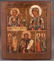 A FINE AND LARGE MULTIPLE SCENE RUSSIAN ICON