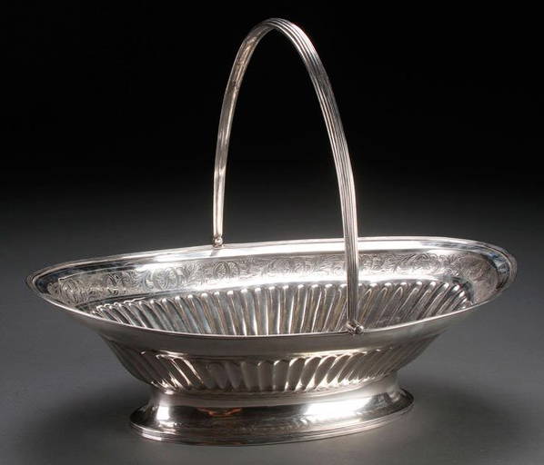 Ii Silver Fruit Basket, London 1794