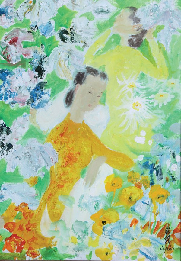 LE PHO(Vietnamese 1907-2001) Still Life: LE PHO(Vietnamese 1907-2001)Still Life Oil on canvasSigned lower right "Le Pho"19 inches x 14 inches (48.2 x 35.5 cm)Provenance: Walley Findlay Galleries