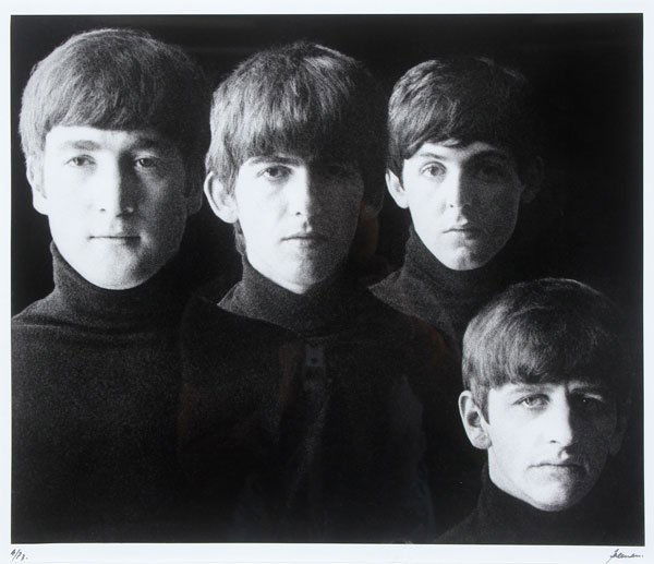 ROBERT FREEMAN, BEATLES PHOTOGRAPH: ROBERT FREEMAN(British b. 1936)Meet the Beatles Photo printed imageSigned lower left A/P 3, and lower right FreemanPaper 14.75 inches x 18 inches (37.5 x 45.7 cm), image 9.5 inches x 11.25 inches (24.