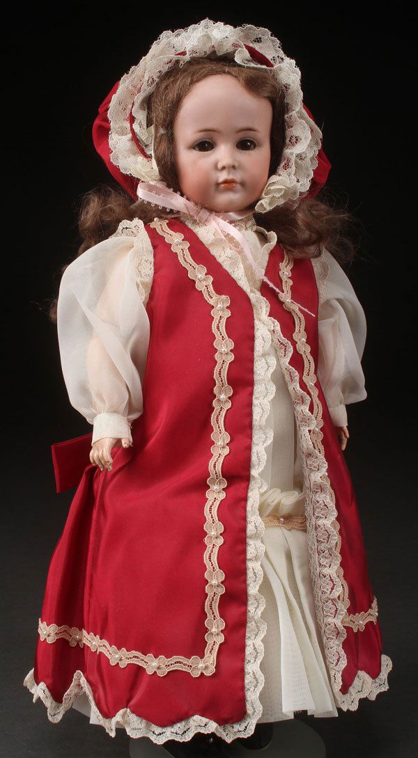 KAMMER & REINHARDT MOLD 117/A CHARACTER DOLL: A VERY FINE KAMMER & REINHARDT MOLD 117/A CHARACTER DOLL, EARLY 20TH CENTURY. With jointed body and inscribed marks and numbers on neck including Simon Halbig. Height 15.75 inches (40 cm).