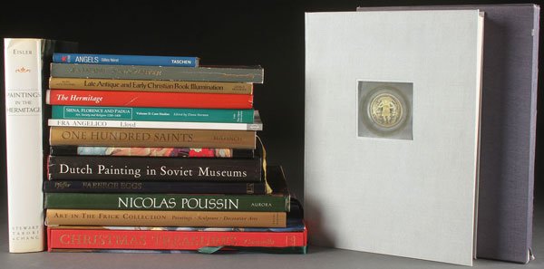 A GROUP OF 15 PAINTINGS AND DECORATIVE ARTS BOOKS (1 of 3)