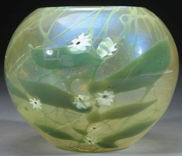 L. C. TIFFANY FAVRILE “PAPERWEIGHT” VASE (1 of 2)