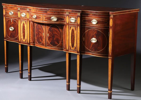 A KINDEL WINTERTHUR INLAID MAHOGANY NEW YORK SIDE (1 of 1)