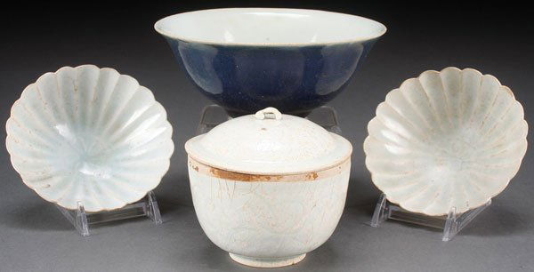 A FOUR PIECE GROUP OF CHINESE SONG AND MING (1 of 2)