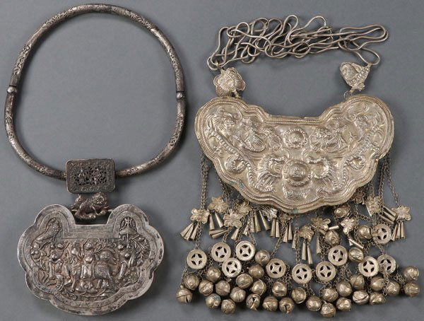 CHINESE ETHNIC SILVER JEWELRY AND ORNAMENTS (1 of 1)
