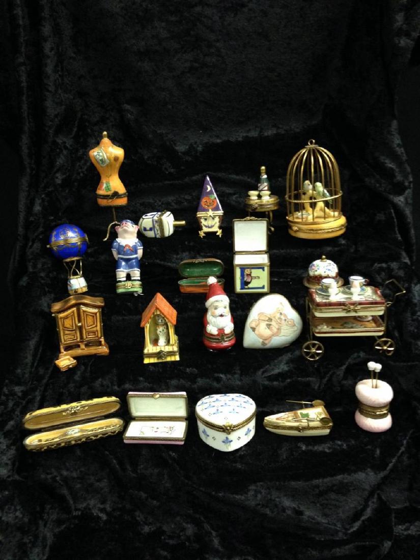 Lot Of 20 Limoges Trinket Boxes (1 of 10)