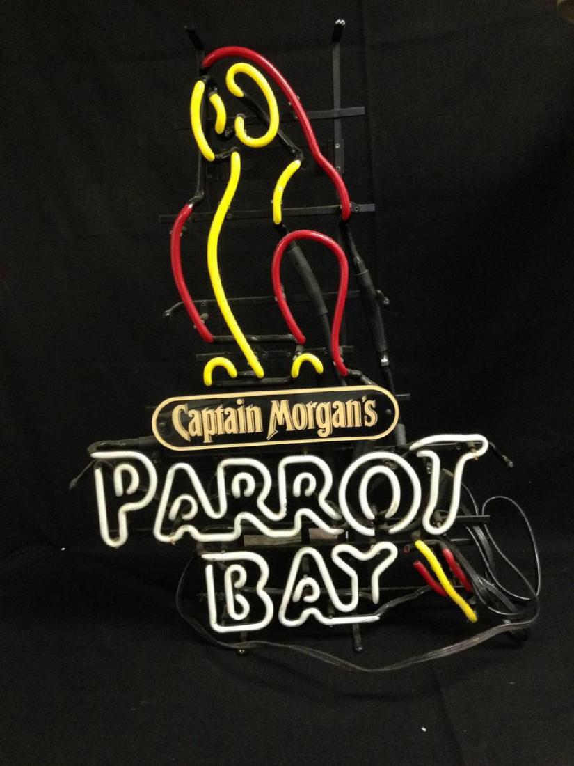 Captain Morgan Parrot Bay Bar Sign Not Working Tubes: Captain Morgan Parrot Bay Bar Sign Not Working Tubes Cracked FOR LOCAL PICK UP ONLY Est Value $30-40