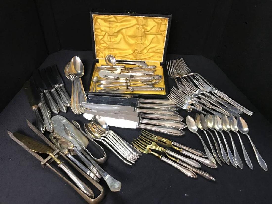 Large Lot Of  Assorted 800 Silver Flatware Pieces (1 of 4)