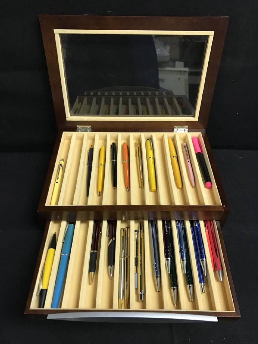 Pen Display Box With Assorted Pens Approx 13 Inches (1 of 4)