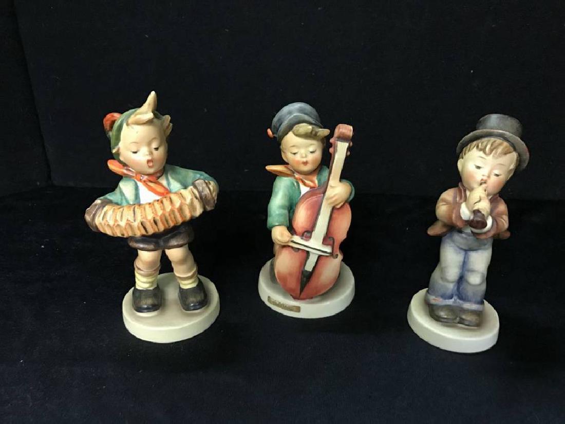 Lot Of 3 Hummels Accordian Boy Flute Boy Sweet Music (1 of 4)