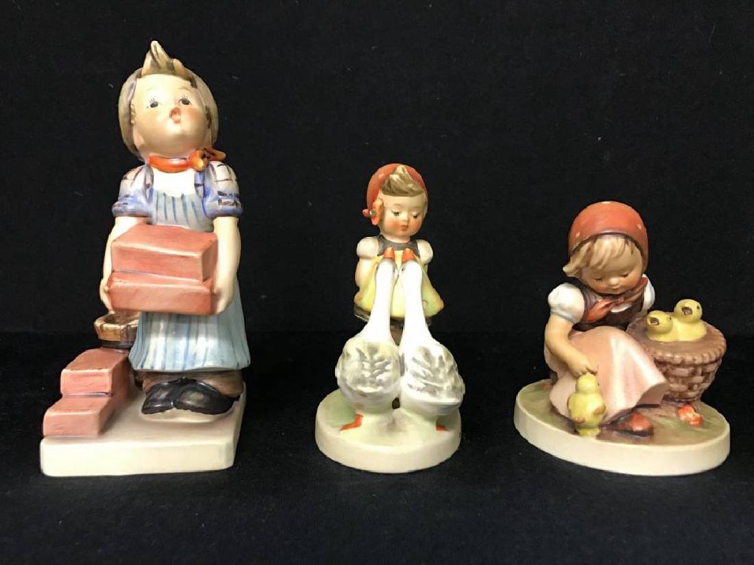 Lot Of 3 Hummels Goose Girl The Builder Click Girl (1 of 4)