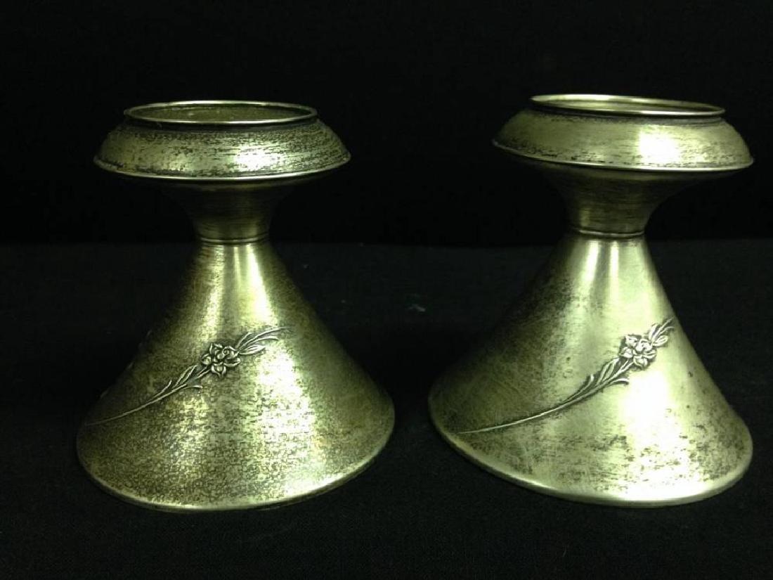Pair Of Sterling Silver Candlesticks (1 of 4)