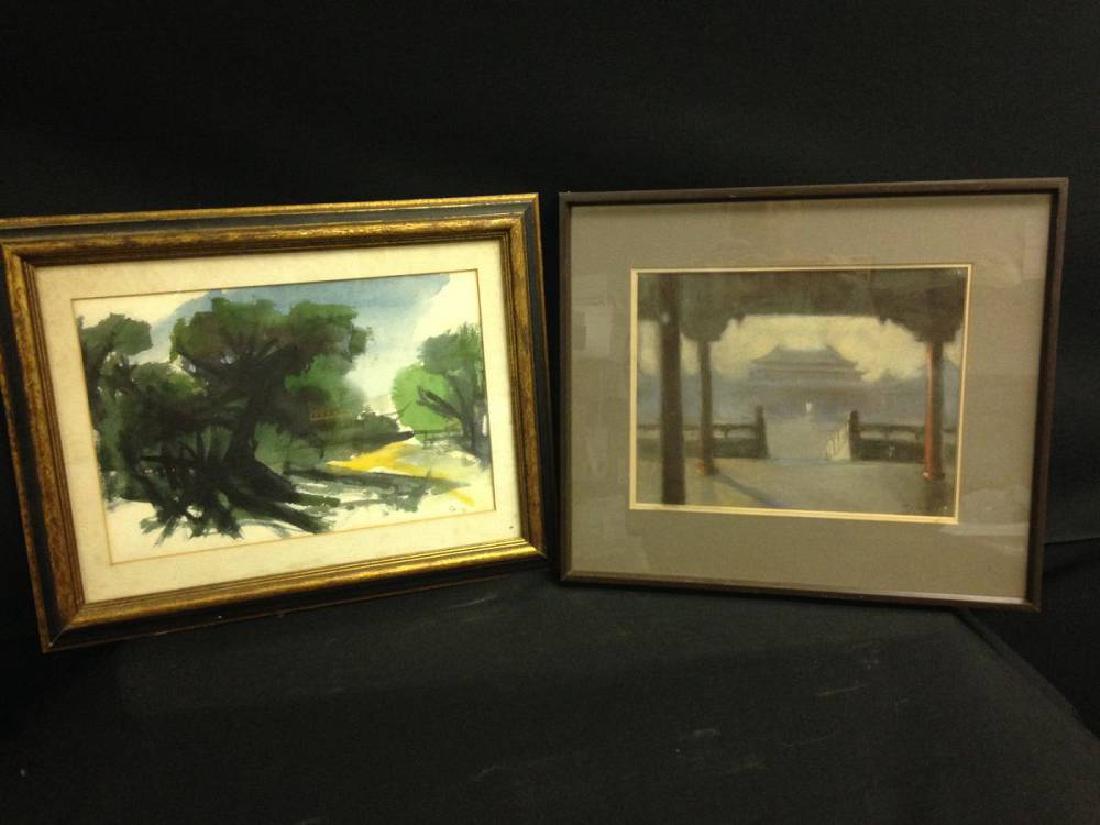 Pair of Framed Signed Artwork (1 of 4)