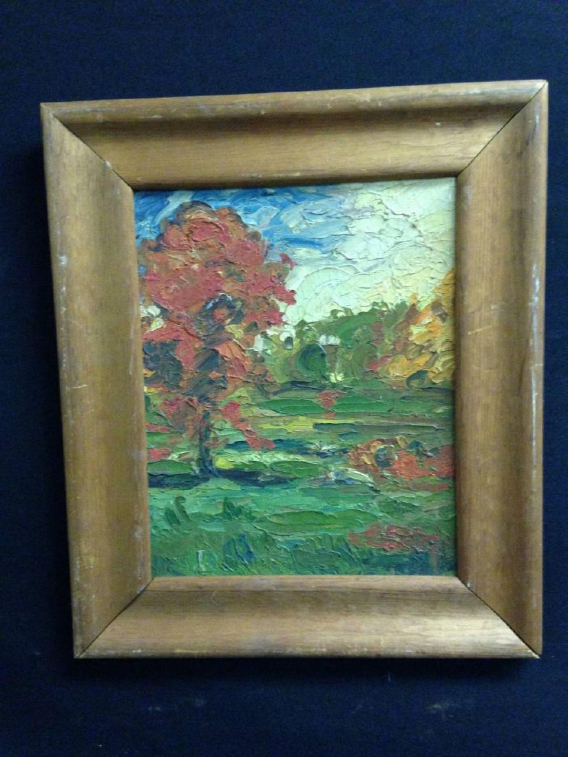 Unsigned American Impressionist Oil Painting Approx (1 of 3)