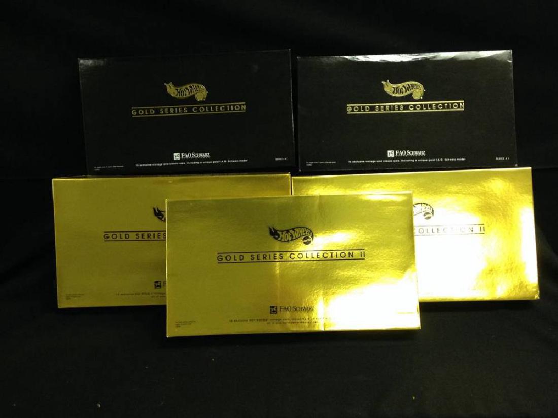 Lot Of 5  Gold Series Hot Wheels Collection Sets From (1 of 3)