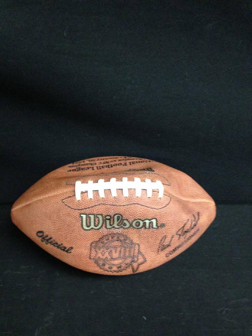 Signed Emmit Smith  Football Deflated (1 of 4)