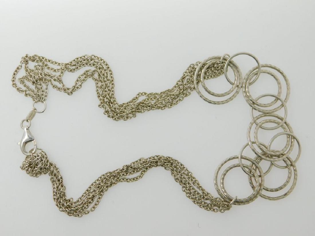 Modern Sterling Silver Necklace PICK UP NEW HAVEN,CT (1 of 4)