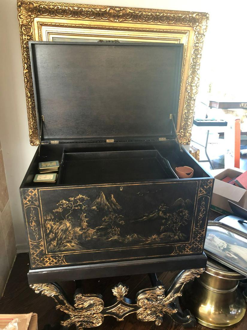 John Richard Chest on Stand Approx 24x34 PICK UP IN (1 of 4)