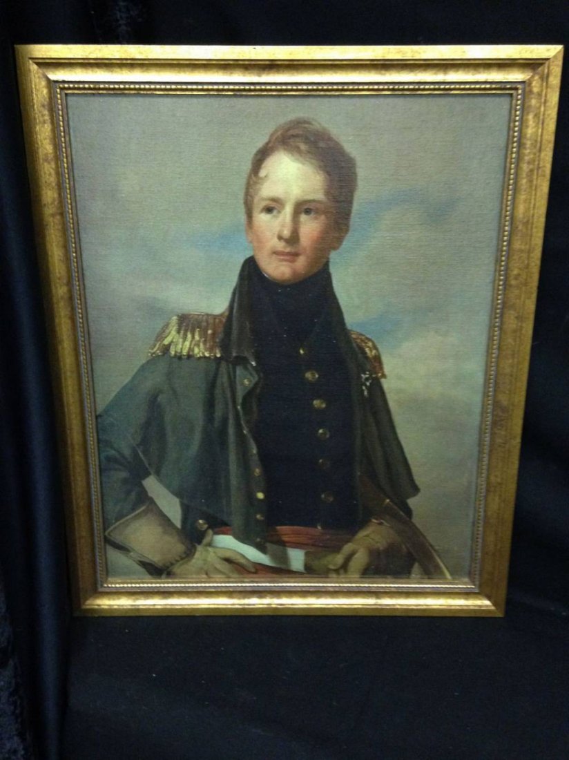 Major Thomas Biddle Reproduction Print on Canvas 35x27 (1 of 1)