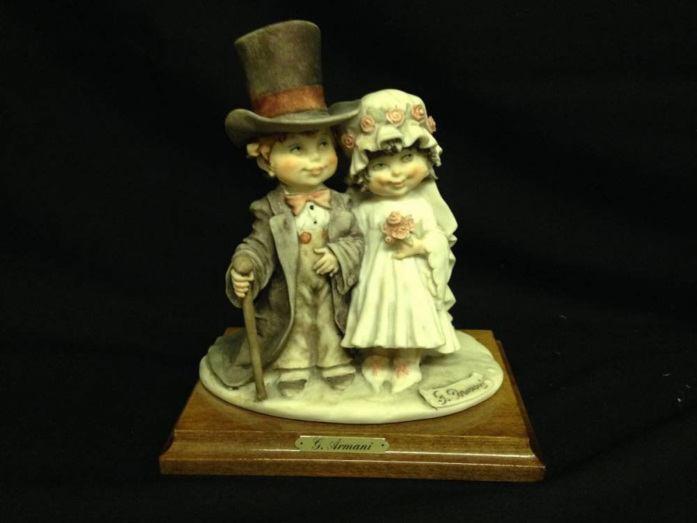 G. Armani Little Boy And Girl Bride And Groom (1 of 3)