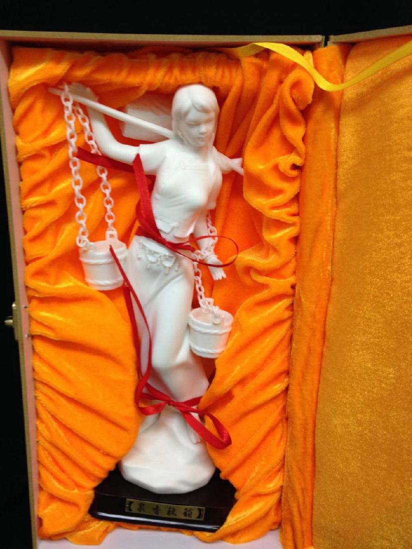 Yunzi Porcelain Art Woman With Water Buckets Approx (1 of 4)