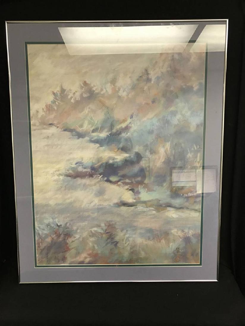 Framed Pastel Signed Greene 32X40 Inches (1 of 3)