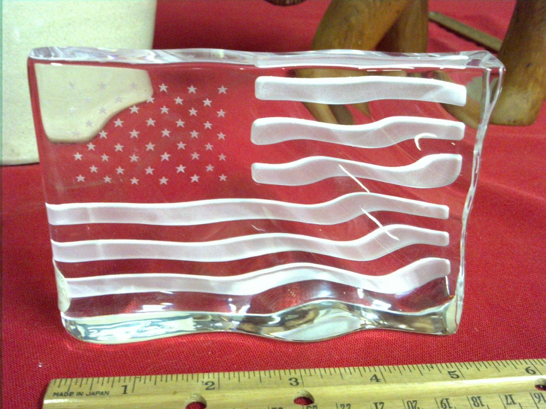 Lenox Glass American Flag: Lenox Glass American Flag