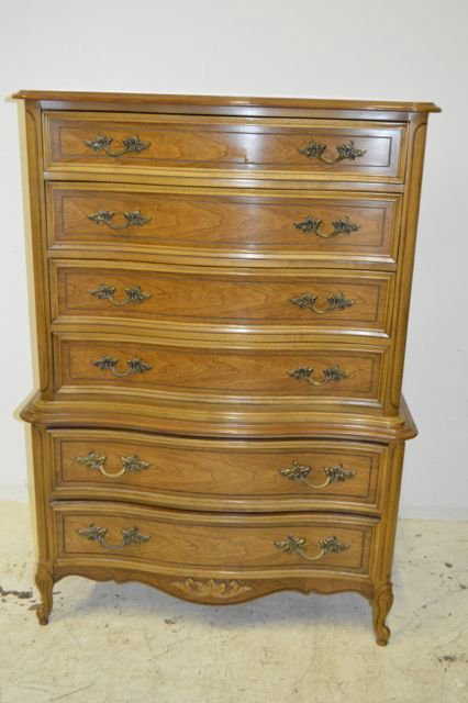 VINTAGE DIXIE FURNITURE 6 DRAWER CHEST - VINTAGE DIXIE FURNITURE 6 DRAWER CHEST