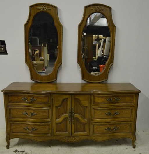 Vintage Dixie Furniture Provincial Triple Dresser Vintage Dixie Furniture Provincial Triple Dresser Placeholder
