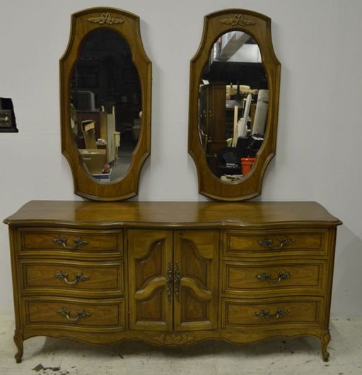 Vintage Dixie Furniture Provincial Triple Dresser Oct 28 2013