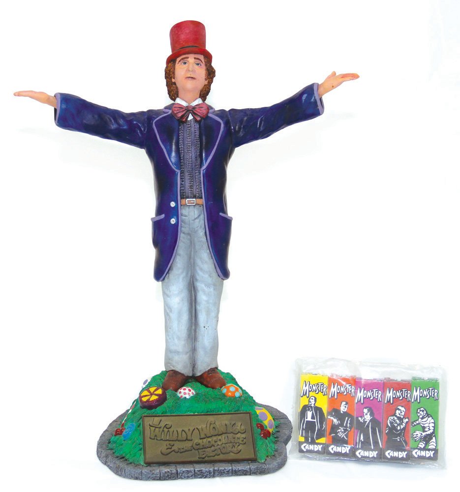 Willie Wonka Garage Kit: Willie Wonka Garage Kit. Willy Wonka and the Chocolate Factory (1971) resin garage kit in the likeness of Gene Wilder as the one and only "Mr. Willy Wonka." Professionally painted. Stands 14 1/2" with
