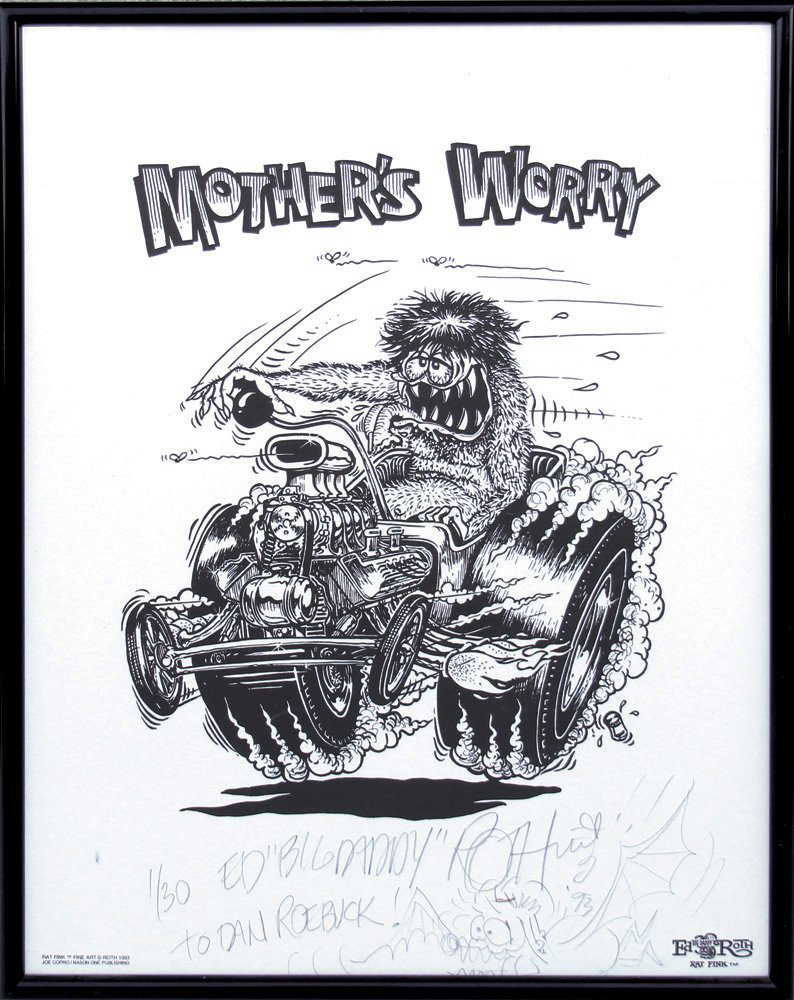 Big Daddy Roth Signed Posters & Sketch