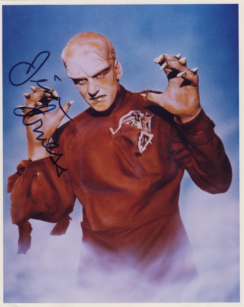 James Arness Signed Photo Thing Fr Another World: James Arness Signed Photo from The Thing From Another World. The Thing From Another World (Winchester Pictures, 1951) set the standard for a new generation of high quality horror films in the 1950s an