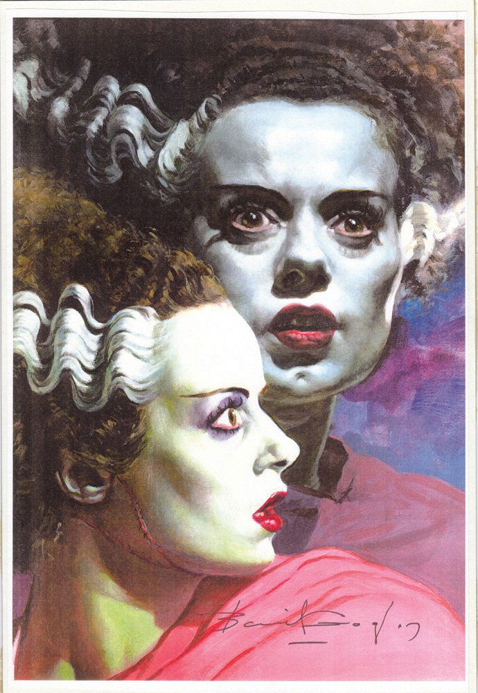 Basil Gogos Print from Bride of Frankenstein Oct 26, 2013 Blacksparrow Inc. in CA